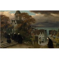 Зарубин Виктор «Бретонки, идущие в Масс»