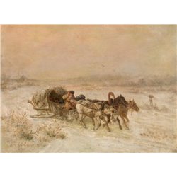 Сверчков Николай «Тройка» - Модульная картины, Репродукции, Декоративные панно, Декор стен