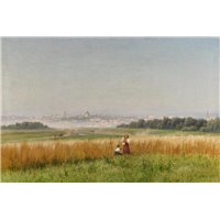 Портреты картины репродукции на заказ - Кондратенко Гавриил «Вид на Москву»