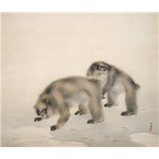 Картина на холсте по фото Модульные картины Печать портретов на холсте Хашимото Кансецу «Утро после дождя»