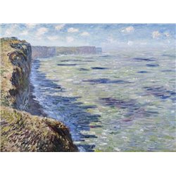 Море в Фекампе, вид с утесов - Модульная картины, Репродукции, Декоративные панно, Декор стен