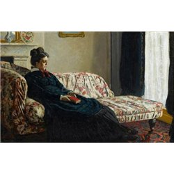 Мадам Моне на диване - Модульная картины, Репродукции, Декоративные панно, Декор стен