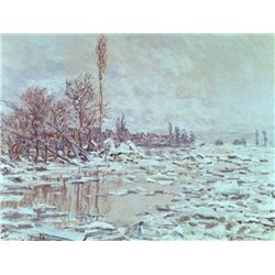 Ледоход, серая погода - Модульная картины, Репродукции, Декоративные панно, Декор стен