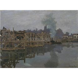 Ремонтирующийся мост - Модульная картины, Репродукции, Декоративные панно, Декор стен