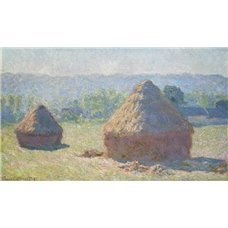 Картина на холсте по фото Модульные картины Печать портретов на холсте Стога, конец лета