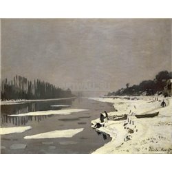 Ледоход на Сене у Буживаля - Модульная картины, Репродукции, Декоративные панно, Декор стен