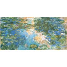 Картина на холсте по фото Модульные картины Печать портретов на холсте Кувшинки, пруд