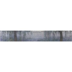 Кувшинки, ивы, ясное утро - Модульная картины, Репродукции, Декоративные панно, Декор стен