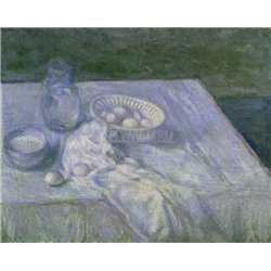 Натюрморт с яйцами в голубом - Модульная картины, Репродукции, Декоративные панно, Декор стен