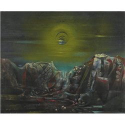 Луна - Модульная картины, Репродукции, Декоративные панно, Декор стен