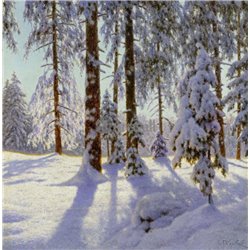 Зимний пейзаж - Модульная картины, Репродукции, Декоративные панно, Декор стен