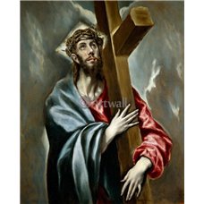 Картина на холсте по фото Модульные картины Печать портретов на холсте Несение креста