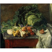 Портреты картины репродукции на заказ - Капуста и другие овощи