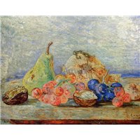 Портреты картины репродукции на заказ - Груши, виноград, орехи