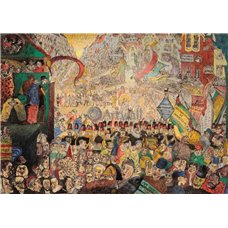Картина на холсте по фото Модульные картины Печать портретов на холсте Въезд Христа в Брюссель
