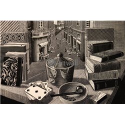 Улица - Модульная картины, Репродукции, Декоративные панно, Декор стен