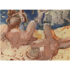 Картина на холсте по фото Модульные картины Печать портретов на холсте На берегу