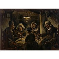 Портреты картины репродукции на заказ - Едоки картофеля