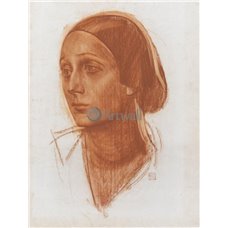Картина на холсте по фото Модульные картины Печать портретов на холсте Портрет Анны Павловой