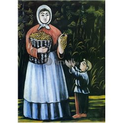Крестьянка с сыном - Модульная картины, Репродукции, Декоративные панно, Декор стен