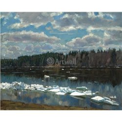 Ранняя весна - Модульная картины, Репродукции, Декоративные панно, Декор стен