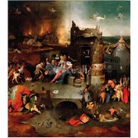 Искушение св. Антония, центральная часть триптиха