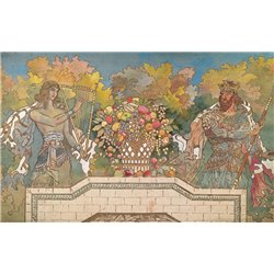 Аллегорическая сцена - Модульная картины, Репродукции, Декоративные панно, Декор стен