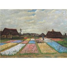 Картина на холсте по фото Модульные картины Печать портретов на холсте Луковичные поля