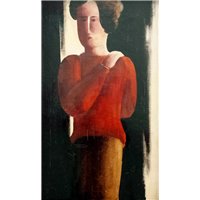 Мальчик в красном свитере