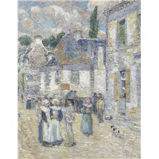 Картина на холсте по фото Модульные картины Печать портретов на холсте Понт-Авен