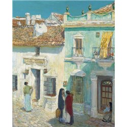 Пласа де ла Мерсед, Ронда - Модульная картины, Репродукции, Декоративные панно, Декор стен