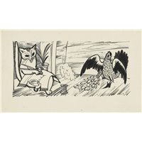 Портреты картины репродукции на заказ - Иллюстрация к книге  Корнея Чуковского