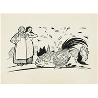 Портреты картины репродукции на заказ - Иллюстрация к книге  Корнея Чуковского