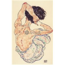 Картина на холсте по фото Модульные картины Печать портретов на холсте Сидящая обнаженная со спины