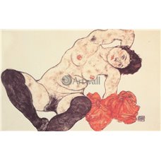 Картина на холсте по фото Модульные картины Печать портретов на холсте Обнаженная с красным полотенцем