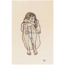 Картина на холсте по фото Модульные картины Печать портретов на холсте Сидящая обнаженная