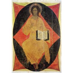 Спас в силах из деисусного чина Успенского собора во Владимире - Модульная картины, Репродукции, Декоративные панно, Декор стен