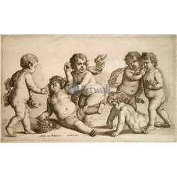 Пять мальчиков и сатир - Модульная картины, Репродукции, Декоративные панно, Декор стен
