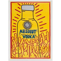 Водка Абсолют - Модульная картины, Репродукции, Декоративные панно, Декор стен