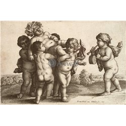 Шесть мальчиков - Модульная картины, Репродукции, Декоративные панно, Декор стен
