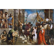 Картина на холсте по фото Модульные картины Печать портретов на холсте Ecce Homo