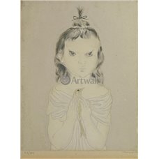 Картина на холсте по фото Модульные картины Печать портретов на холсте Девочка с птицей