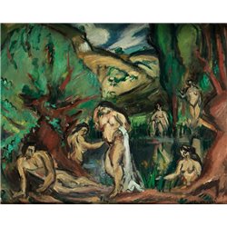 Купальщицы - Модульная картины, Репродукции, Декоративные панно, Декор стен