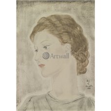 Картина на холсте по фото Модульные картины Печать портретов на холсте Портрет женщины со светлыми глазами