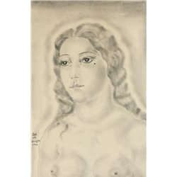 Портрет женщины - Модульная картины, Репродукции, Декоративные панно, Декор стен