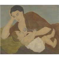 Портреты картины репродукции на заказ - Мать и дитя