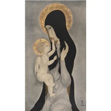 Картина на холсте по фото Модульные картины Печать портретов на холсте Мадонна с младенцем