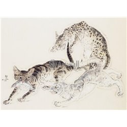 Кошки - Модульная картины, Репродукции, Декоративные панно, Декор стен