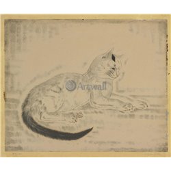 Кошка - Модульная картины, Репродукции, Декоративные панно, Декор стен