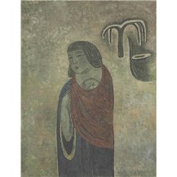 Стоящая женщина - Модульная картины, Репродукции, Декоративные панно, Декор стен